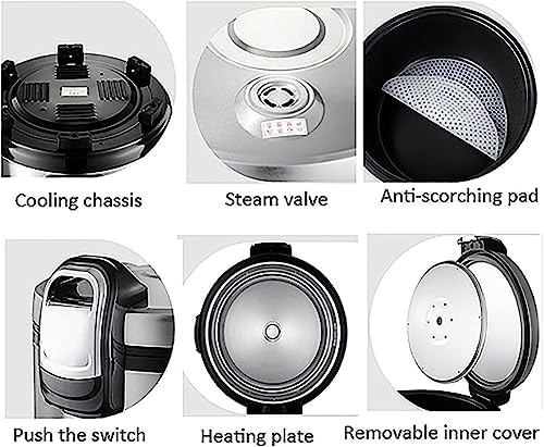 Commercial Rice Cooker 10-25L Capacity Non-Stick Inner Pot Ideal for Hotels Restaurants Canteens Schools Slow Cooking Large Capacity(25L)