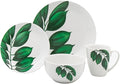 Godinger Dinnerware Set Plate Bowl Mug Palma - Service of 4