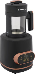 Coffee Bean Roaster Machine Smart Home C-offee Bean Roaster with 3-speed fan 1500w Auto and Manual Electric Coffee R-oaster Machine 32-464°F Adjustable Temperature Clear Glass Container LED