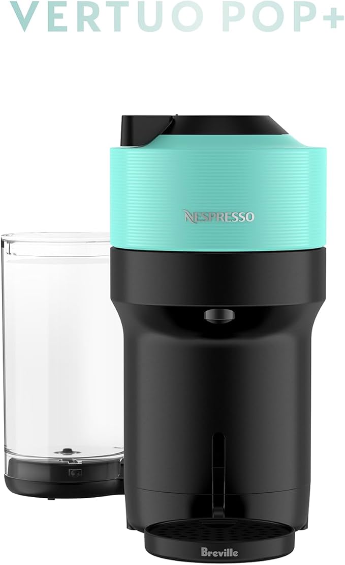 Nespresso Vertuo Pop+ Coffee and Espresso Maker by Breville Aqua Mint