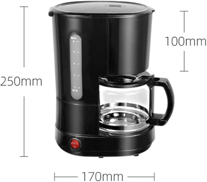 Coffee Machine Household Small Full Semi-Automatic Drip Coffee Maker 1 Person-2 People Drip Coffee Maker (B) (B)