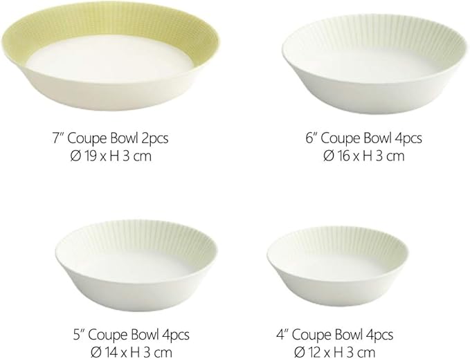 Hankook Chinaware 한국도자기 Lime Home Set for 6 Dinnerware Korean Fine Bone-China Dojagi Ceramic
