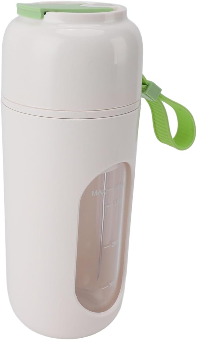 Focket Portable Blender 12 Steel Blades Rechargeable Electric Mini Blender with USB Cable for Home Sports Outdoors Travel (Green)