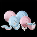 Porcelain Dinnerware Sets Plates and Bowls Sets Fine Porcelain Kitchen Dinnerware Set Plates Dishes Bowls Best for Indoor and Outdoor Party