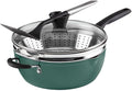 Cuisinart Preferred Pan 4-Pc Set - Sensible Sage Green (4.5 Qt. Multi-Purpose Pan w/Cover Steamer Slotted Turner)