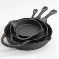 JSEIAJB Kitchen Accessories Timeless Beauty Cast Iron Set 3-Piece Pots And Pans Set