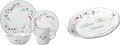 Pfaltzgraff Winterberry 16-Piece Dinnerware Set Service for 4 &amp Winterberry Bless This House Plate -