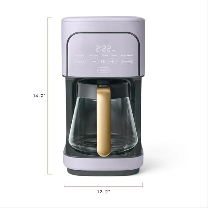 Coffee Maker 12-Cup Programmable Drip Coffee Maker Adjustable Brew Strength Keep Warm Function Easy-to-Use Coffee Machine