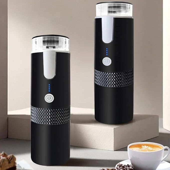 TARSHYRY Portable Espresso MachinePortable Coffee MakerEspresso Maker Compatible Ground Coffee Hand Coffee Make for Capsules for Camping Travel RV HikingOffice