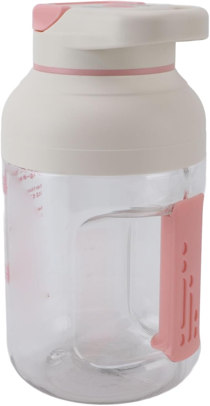 Focket Juicer Machine 800 Ml Cordless Portable Blender with 3000 mAh Battery for Office Travel Kitchen Gym (PINK)