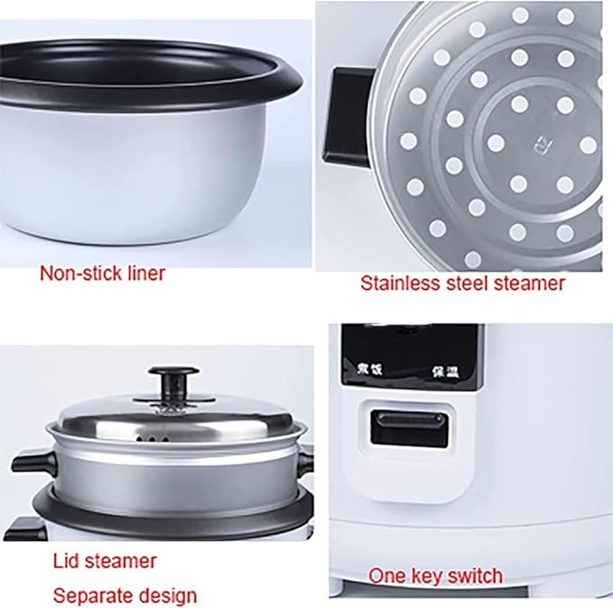 Multi-Function Rice CookerRice Cooker with Steamer Smart Insulation Mini Electric Cooker Household Multifunctional Non-Stick Cookware(1.5L)