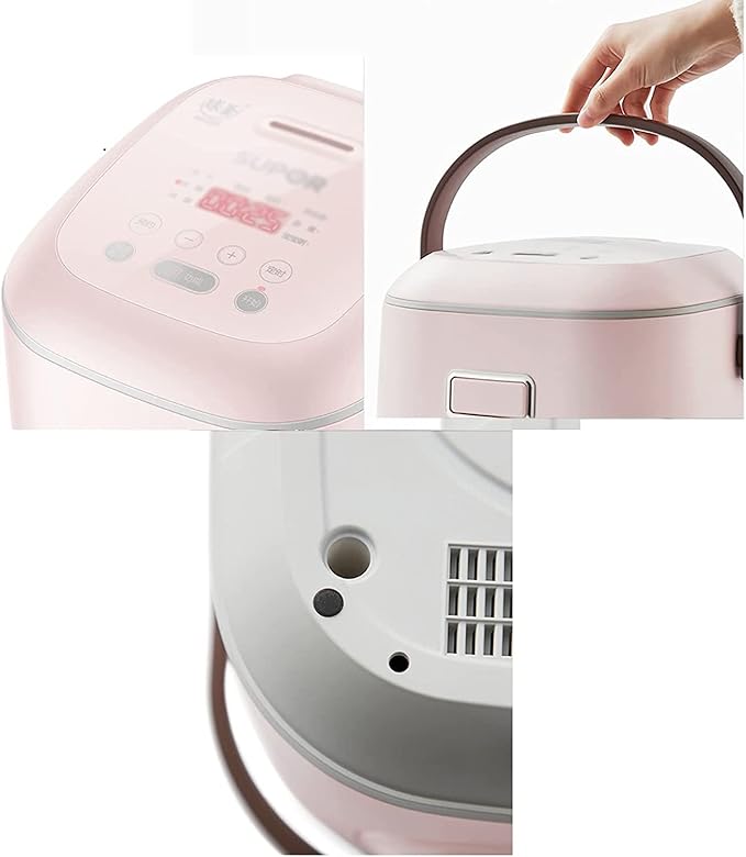 Rice Cooker 2L Mini 6-Layer Thickened Energy-Gathering Ball Kettle Non-Stick Liner for Family Dormitory for 1~2 People Rice Cooker