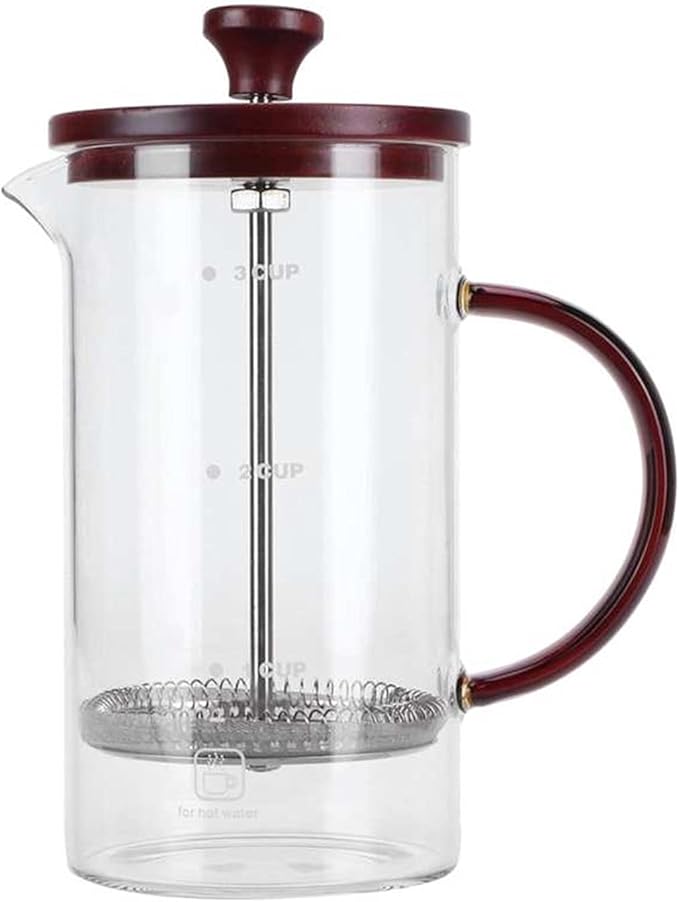 HASMI Coffee Kettle Coffee Kettle Press Coffee Maker Kettle Borosilicate Glass Tea Coffee Pot Container for Home Use Perfect for Coffee Lover 800ml Coffee Maker Dingzhebo2022