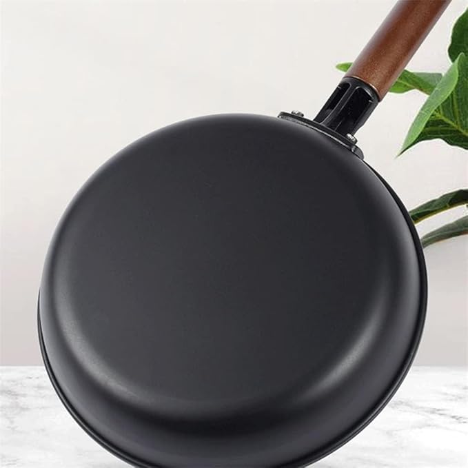 Pots and Pans Set Non-Stick Frying Pan Cooking Cookware Set Kitchen Egg Frying Pan Soup Pot Iron Pot Cookware Set Kitchen Cooking Set Black