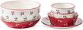Ceramics Dinner Set Kitchen and Dining Service Luxurious Dinnerware Full Service Set Plates Dishes Bowls Plates and Bowls Set for Picnic RV Use Creativity Villa Table Decor