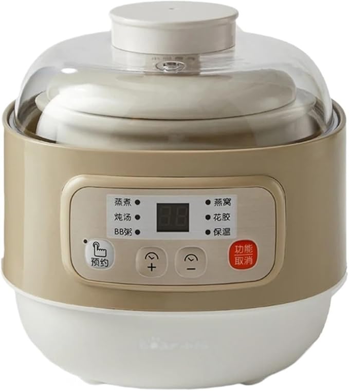 GRFIT Electric Stew Cup Ceramic Slow Cooker Soup Casserole Porridge Pot Electric Rice Cooker jinyi2016SHOP-1998
