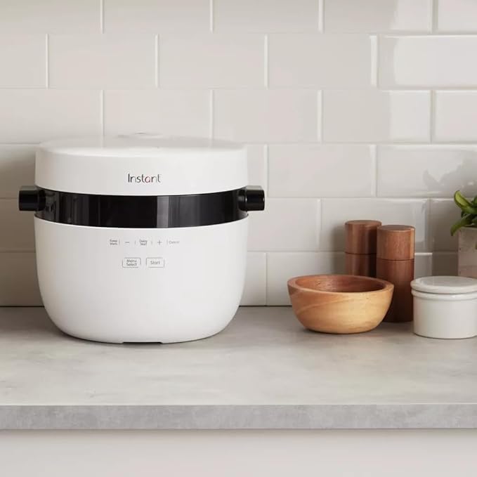 Instantt Pot 12-Cup Rice &amp Grain Cooker With 8 Smart Programs Delay Start Keep Warm Nonstick Pot Stainless Steel Dishwasher Safe Easy One-Touch Cooking