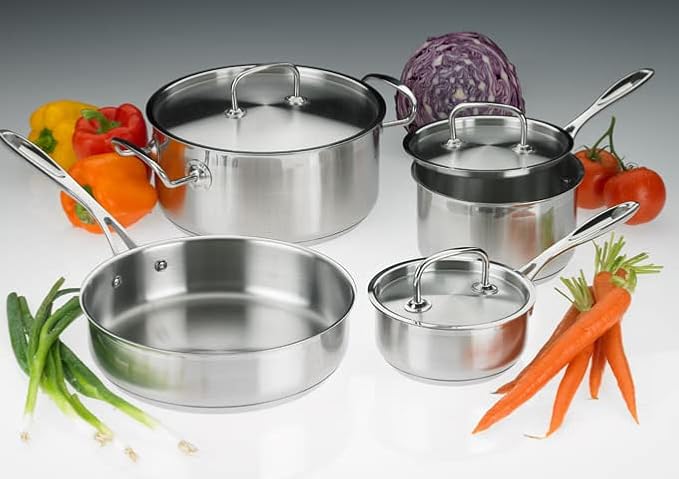 Winco 7-piece Cookware Set S/S