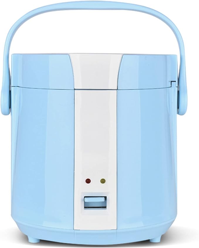 Rice Cooker With Steamer 1.2L Make Rice And Steam Healthy Food And Vegetables For 1-2 People(Blue)