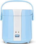 Rice Cooker With Steamer 1.2L Make Rice And Steam Healthy Food And Vegetables For 1-2 People(Pink)