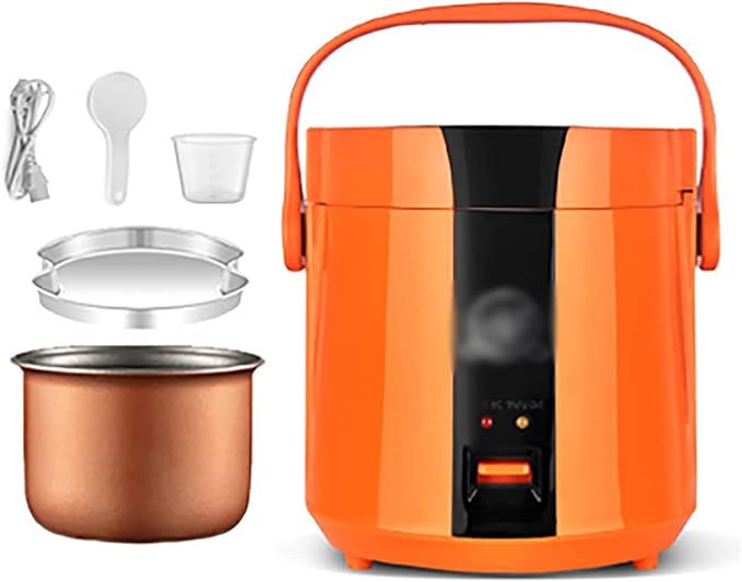 Rice Cooker - Non-Stick Removable Rice Bowl/Automatic Warm &amp Cook Indicators/Steamer/Measuring Cup/Spatula (B) (A)