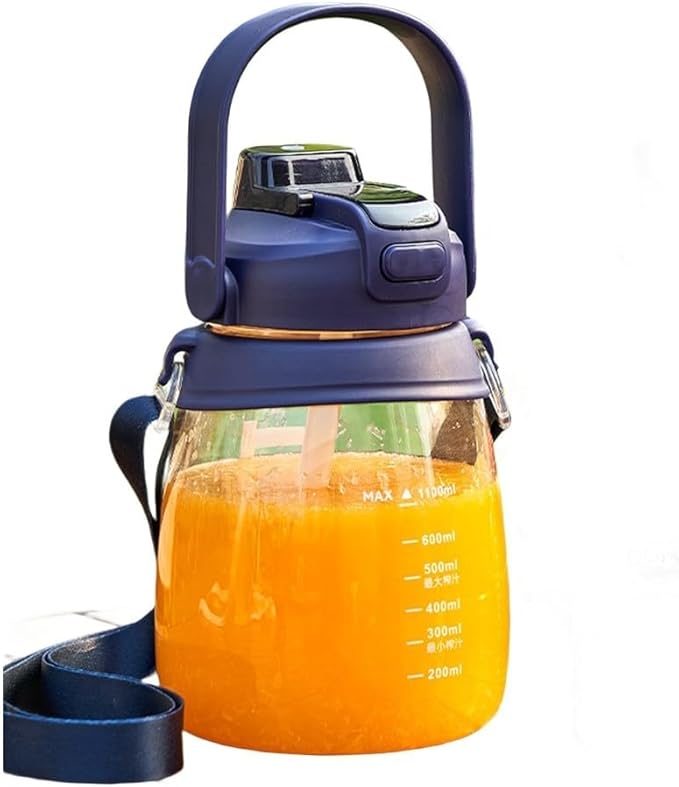 Mini Personal Blender with Leakproof Lid 19990RPM Motor Portable Maker with Sip Spout for Ice Fruits and Vegetables (Blue)