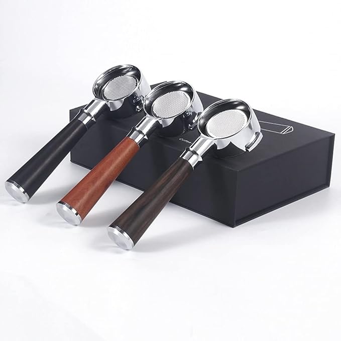 Coffee PortafilterBottomless Coffee Handle 58mm Bottomless Coffee Machine Handle Compatible with E61 Espresso Machine Alloy Coffee Appliances Coffee Handle (Color : J) (Color : F)