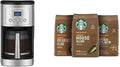 Cuisinart 14-Cup Programmable Coffee Maker Bundle with Starbucks Ground Coffee Variety Pack