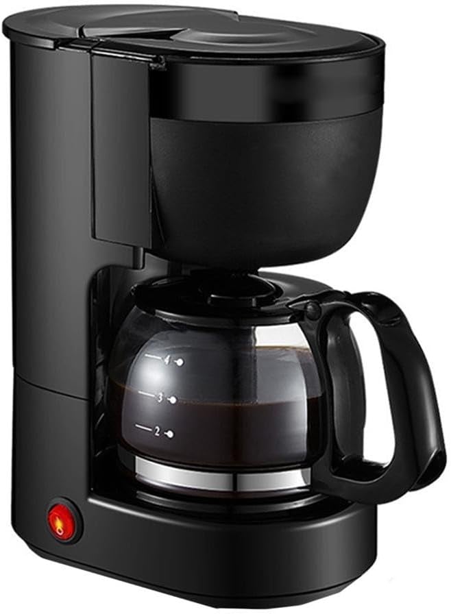 24-Hour Programmable Drip Coffee Maker with Keep Warm Function Auto Shut-Off and Overheat Protection - Fashion Green(Is black)