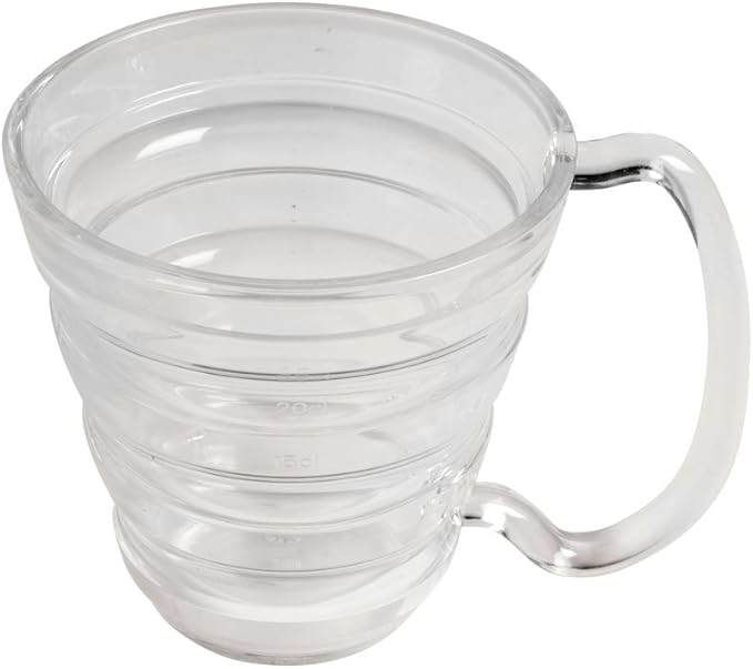 SP Ableware Ergo Plate and Mug Polycarbonate Adaptive Dinnerware Set - White (745330011)