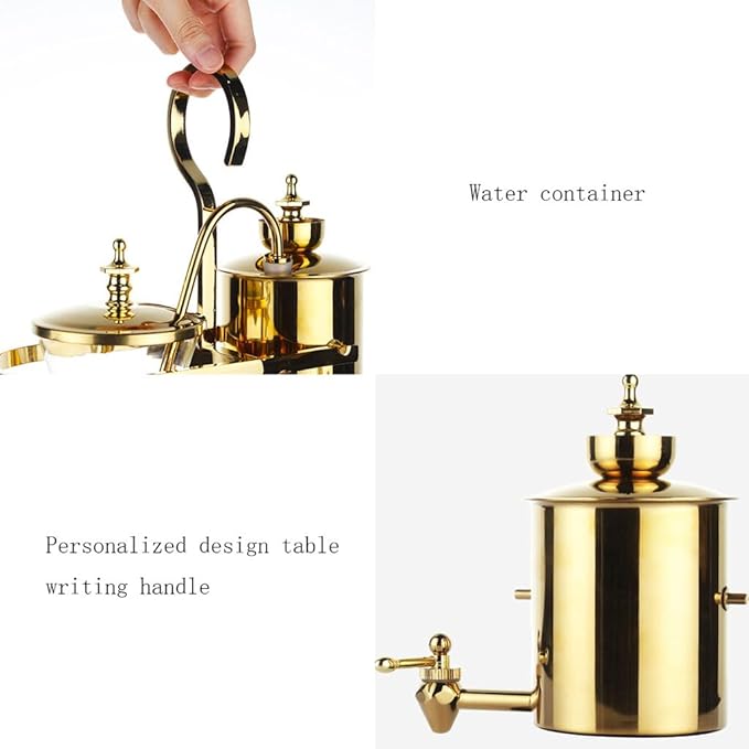Luxury Family Balance Syphon Coffee Maker Siphon Cold Brew Coffee Maker Brewer with Elegant Design Retro-Style Coffee Pots