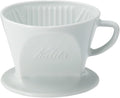 Carita HASAMI &amp Kalita HA102#02010 Coffee Dripper Porcelain Hasami Ware for 2-4 People