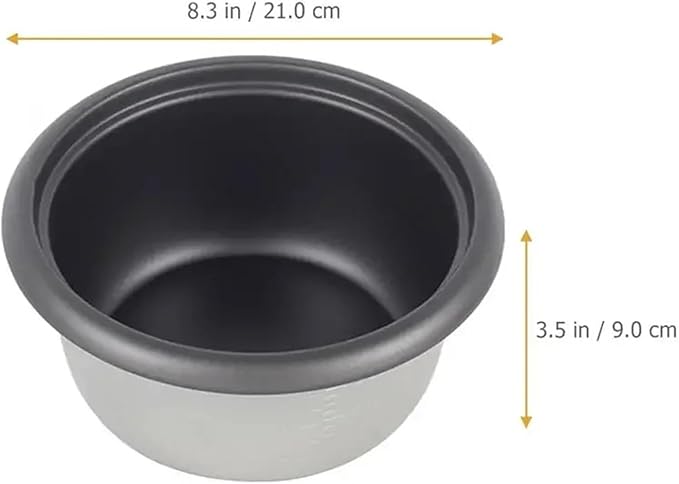 Pot Cooker Rice Inner Cooking Liner Salad Containerss Electric Ware Revere Pans Stick Non Insert Maker Container