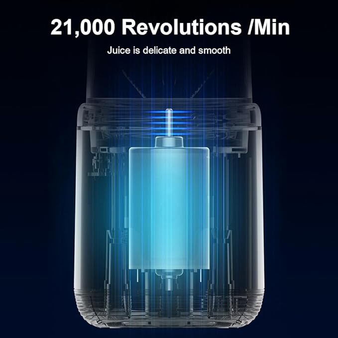 Portable Blender Wireless Personal Size Blender with 6 Sharp Blades Mini Fruit Juice Blender for Shakes and Smoothies