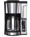 Niinjaa 12 Cup Programmable Coffee Brewer 2 Brew Styles Adjustable Warm Plate 60 oz Water Reservoir Delay Brew color Black/Stainless Steel (model CE 251)