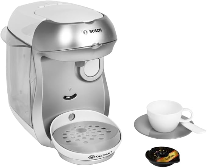 Theo Klein 9231 Bosch Tassimo Happy Electric Coffee Maker with Sound Effect Water Filling Possibility and Flow Function