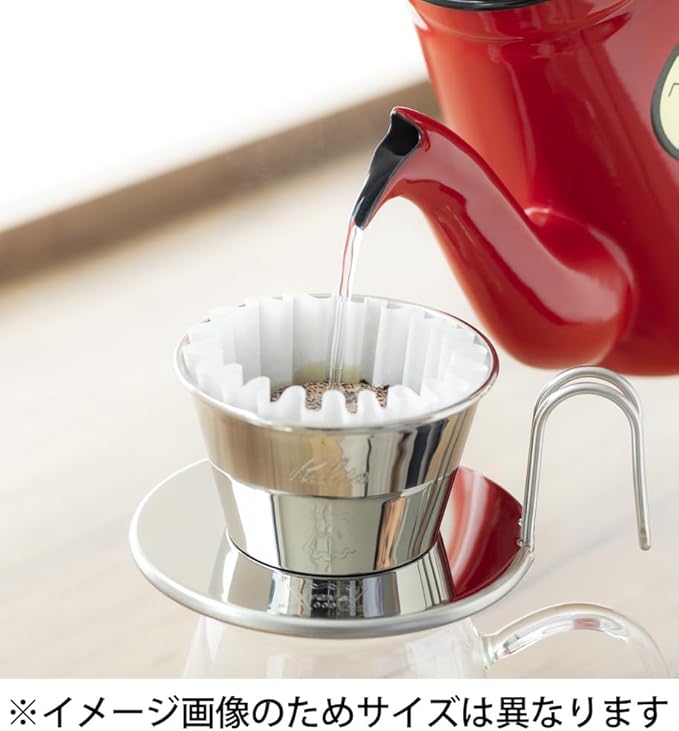 Kalita Coffee Dripper 'TSUBAME' WDS-185 2-4 Person Use Stainless Steel 5097