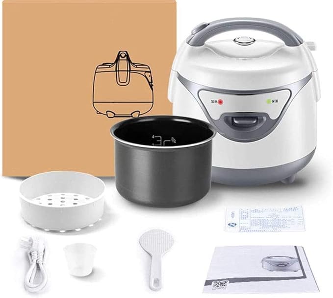 1.6L large capacity Rice Steamer Rice CookersOne Key OperationNon-Stick Inner Pot Automatic Cooking Keep warm (Yellow) (White)