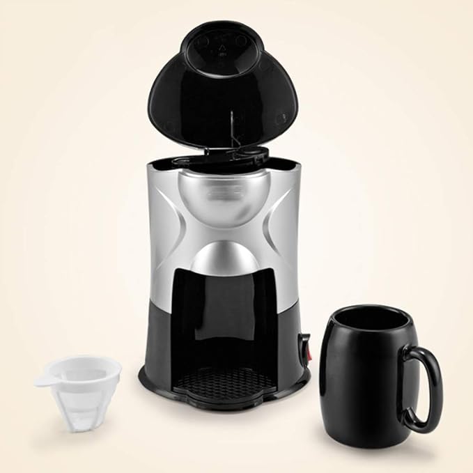 Home Coffee Machine Fully Automatic Mini Pot Drip Maker Tea (E)