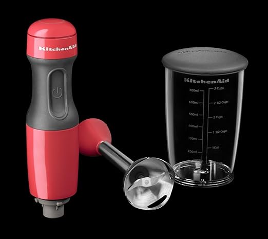 KitchenAid KHB1231WM Watermelon 2-Speed Hand Blender 8
