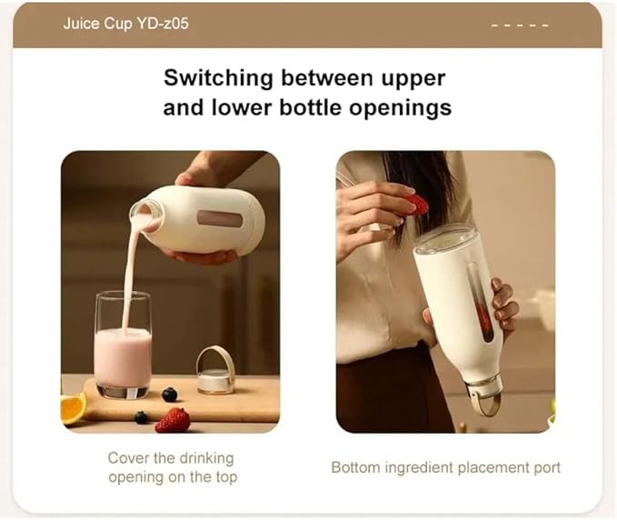 380ML Portable Multifunction Juicer USB Fast Rechargeable Mixer Fresh Fruit Grinder