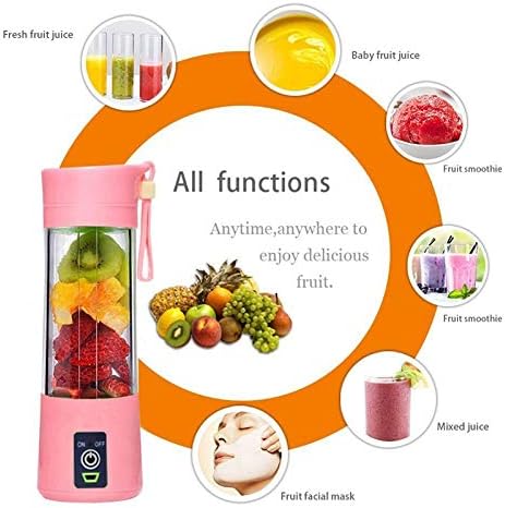 380ml Multipurpose Portable Juicer Blender Extractor Machine USB Charging Household Egg Whisk/Food small Cut Mixer Juicer Cup