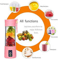 380ml Multipurpose Portable Juicer Blender Extractor Machine USB Charging Household Egg Whisk/Food small Cut Mixer Juicer Cup
