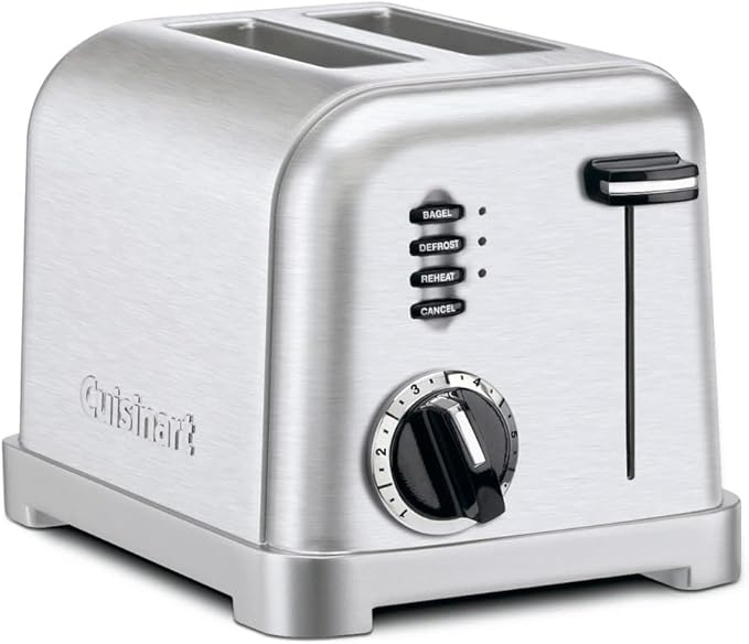 Cuisinart CPT-160 Metal Classic 2-Slice Toaster Brushed Stainless &amp CCO-55 Deluxe Electric Can Opener Chrome