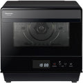 Panasonic HomeChef 7-in-1 Compact Oven with Convection Bake Airfryer Steam Slow Cook Ferment 1200 watts .7 cu ft with Easy Clean Interior - NU-SC180B (Black)