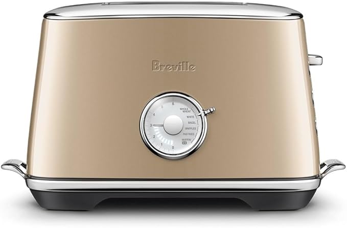 Breville BTA735RCH Toast Select Luxe Kitchen Toaster 2 Slice Royal Champagne