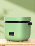 Rice Cooker - Mini Electric Rice Cooker Home Kitchen Appliances 2-layer Heating Food Steamer Multifunction Meal Cooking Pot (Color : Green)