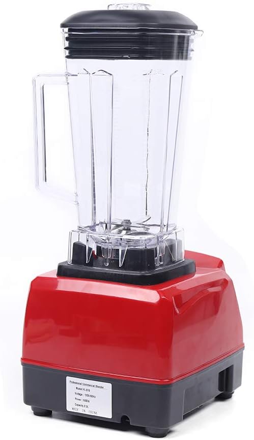 Kitchen Blender70Oz Countertop Blender 1500 WattsHigh Performance High Powered Professional Blender and Food Processor for SmoothiesHigh-Speed Blenders Red