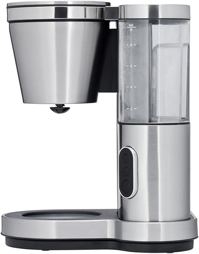 WMF Lono Aroma Filter Coffee Maker (1000 W with Glass Jug Filter Coffee 10 Cups Swivel Filter Warming Plate Removable Water Tank Automatic Shut-Off)