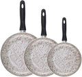 Granite Coated Frying Pan Set 3 Pcs Nonstick Pans Pots for Kitchen Cookware Set Cooking Pots Utensils Kitchen Accessories